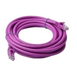 8Ware CAT6A Cable 5m - Purple Color RJ45 Ethernet Network...