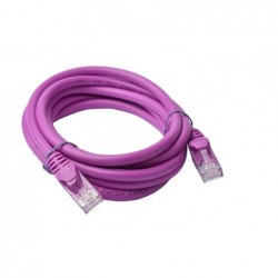 8Ware CAT6A Cable 2m - Purple Color RJ45 Ethernet Network...