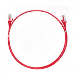 8ware CAT6 Ultra Thin Slim Cable 15m - Red Color Premium...