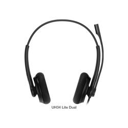 Yealink UH34 Lite Dual Teams USB Headset, Lightweight,...