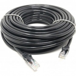 8Ware CAT6A Cable 10m - Black Color RJ45 Ethernet Network...