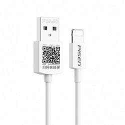 Pisen Lightning to USB-A Cable (3M) White - Fast Charge...