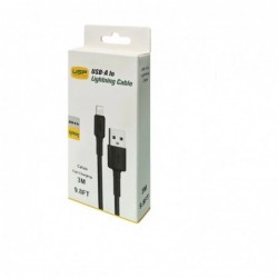 USP BoostUp Lightning to USB-A Cable (3M) Black - Quick...