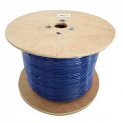 8Ware 350m CAT6 Cable Roll Blue Bare Solid Copper Twisted...