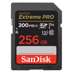 SanDisk 256GB Extreme PRO Memory Card 200MB/s Full HD &...