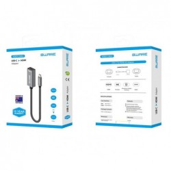 8ware 10cm USB-C to HDMI Male-Female Adapter Converter...