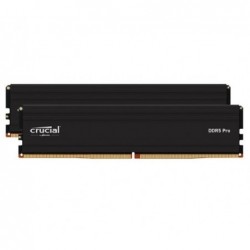 Crucial Pro 48GB (2x24GB) DDR5 UDIMM 6000MHz CL48 Black...