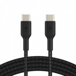 Belkin BoostCharge Braided USB-C to USB-C Cable (0.15M) -...