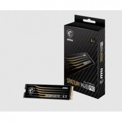 MSI SPATIUM M480 PRO PCIe 4.0 NVMe M.2 4TB SSD, 2GB DDR4,...