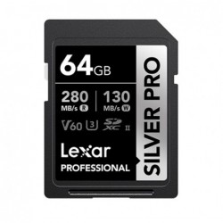 Lexar Professional SILVER PRO 64GB SDXC™ UHS-II Card...