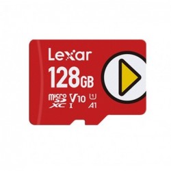 Lexar PLAY microSDXC™ UHS-I card 128GB Class 10, U3, V30,...