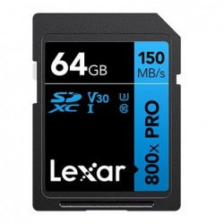 Lexar High-Performance 800x PRO 64GB SDHC' SDXC™ UHS-I...