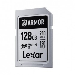 Lexar Professional ARMOR SILVER PRO 128GB SDXC™ UHS-II...