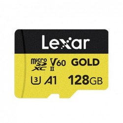 Lexar  GOLD micro SDXC UHS-II Card 128G up to 280MB/s...
