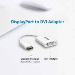 Aten DisplayPort to DVI Adapter, Converts DisplayPort...