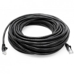 8Ware CAT6A Cable 50m - Black Color RJ45 Ethernet Network...