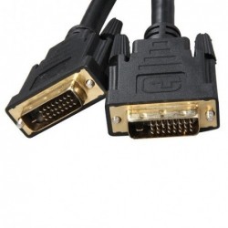 8Ware DVI-D Dual-Link Cable 5m - Male to Male 25-pin 28...