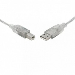 8Ware USB 2.0 Cable 0.5m / 50cm USB-A to USB-B Male to...