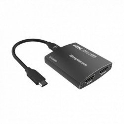 Simplecom DA330 USB-C to Dual HDMI MST Adapter 4K@60Hz...