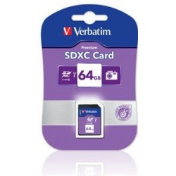 Verbatim SDXC 64GB (Class 10 UHS-I) Up to 45MB/Sec 300X...