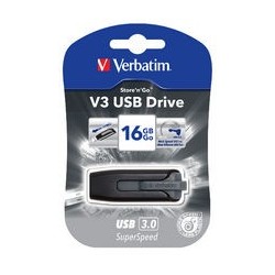 Verbatim 16GB V3 USB3.0 Grey Store'n'Go V3: Retractable...