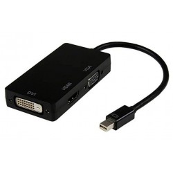 8ware 3 in1 Thunderbolt Mini DP DisplayPort to HDMI DVI...
