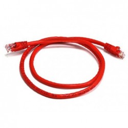 8Ware CAT6A Cable 0.25m (25cm) - Red Color RJ45 Ethernet...
