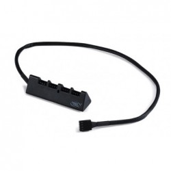 DeepCool FH-04 4 Port Fan Hub, Compatible With 12V...