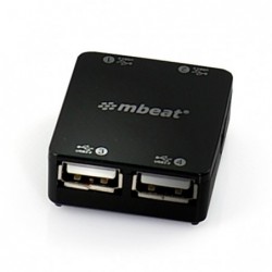 mbeat® 4 Port USB 2.0 Hub - USB 2.0 Plug and Play/ High...