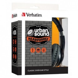 Verbatim Stereo Headphone 3.5mm - Black, Headphones...