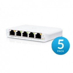 Ubiquiti USW Flex Mini 5 Pack - Managed, UniFi, Layer 2...