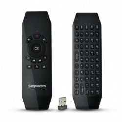 Simplecom RT150 2.4GHz Wireless Remote Air Mouse Keyboard...