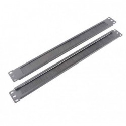 LDR 1U 19' Cable Management Brush Rail (Brush Panel) -...