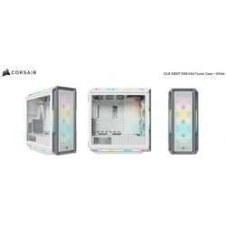 Corsair iCUE 5000T RGB ATX Mid-Tower Case, USB Type-C,...