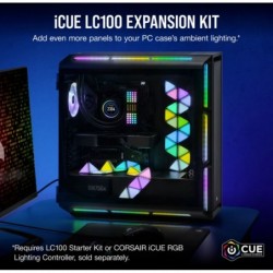 Corsair iCUE LC100 Smart Lighting Strip Expansion Kit....