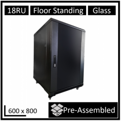 LDR Assembled 18U Server Rack Cabinet (600mm x 800mm)...
