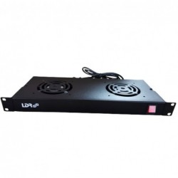 LDR 2 Way Rackmountable Fan Kit with power switch - 2x...