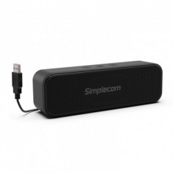 Simplecom UM228 Portable USB Stereo Soundbar Speaker Plug...