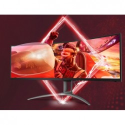 AOC 49' Curved 1800R, 5120X1440 DQHD, 32:9, Adaptive...