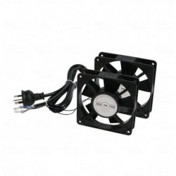LDR 2 Way Fan Kit - 2x Fans - Black - For Installation in...