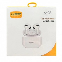 USP True Wireless Earphones/Headphones White BT241 -...