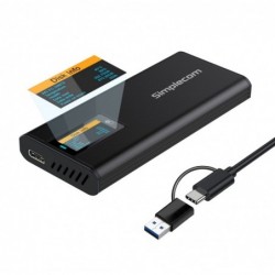 Simplecom SE530 NVMe / SATA M.2 SSD to USB-C Enclosure...