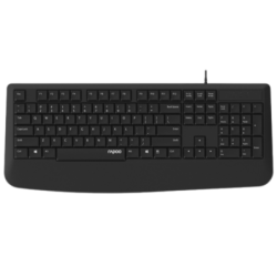 RAPOO NK1900 Wired Keyboard, Entry Level, Laser Carved...