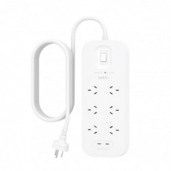 Belkin SurgePro 6-Outlet Surge Protector with Dual USB-C...