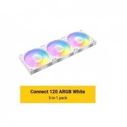 Antec Connect C120 ARGB White Performance 120mm 4-pin PWM...
