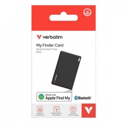Verbatim My Finder Card Bluetooth Finder 1 pack- Black,...