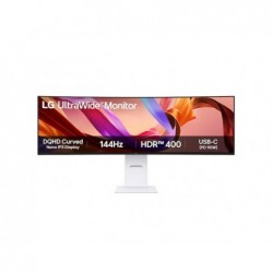 LG 49' UltraWide DQHD Curved Nano IPS Monitor with...
