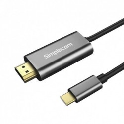 Simplecom DA321 USB-C Type C to HDMI Cable 1.8M (6ft)...