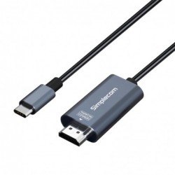 Simplecom DA322 USB-C Type-C to HDMI 2.0 Cable 2M HDCP...