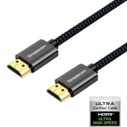 Simplecom SBT002 Ultra High Speed HDMI 2.1 Cable Nylon...